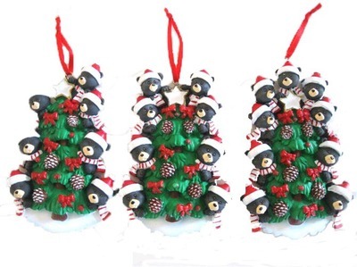 工藝品工廠直銷 可訂做可批發(fā)的樹脂圣誕掛件與吊飾